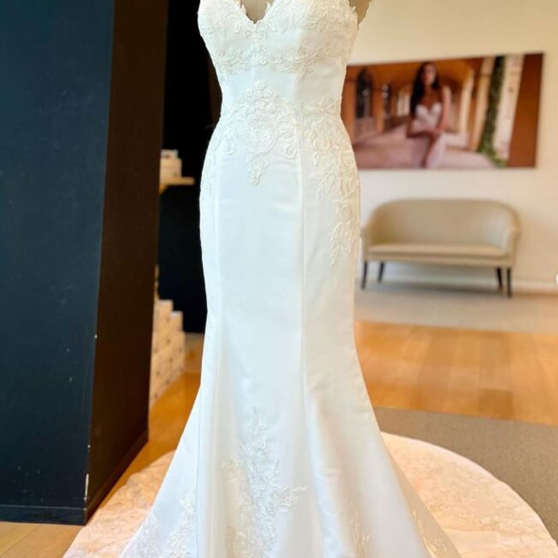 ウェディングドレス ショール 贅沢な総レース キャミソール マーメイド  