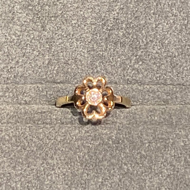 碧璽 フラワーモチーフリング 18k フラワーモチーフ リング | IRIS Gem & Jewellery