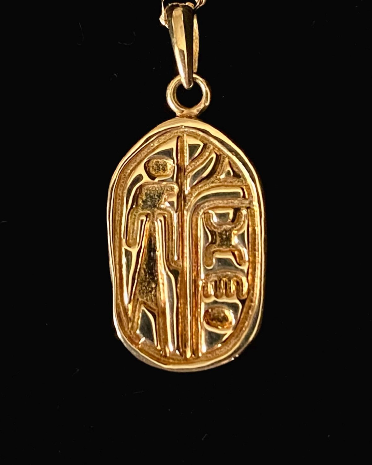 エジプト・スカラベ18kネックレス | IRIS Gem & Jewellery 古代