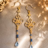 オリエンタルデザイン　ピアス　18K
