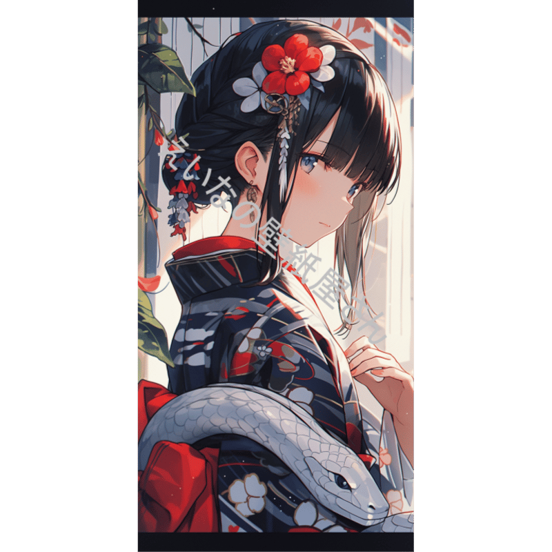 月下美人006 | えいなのイラスト屋