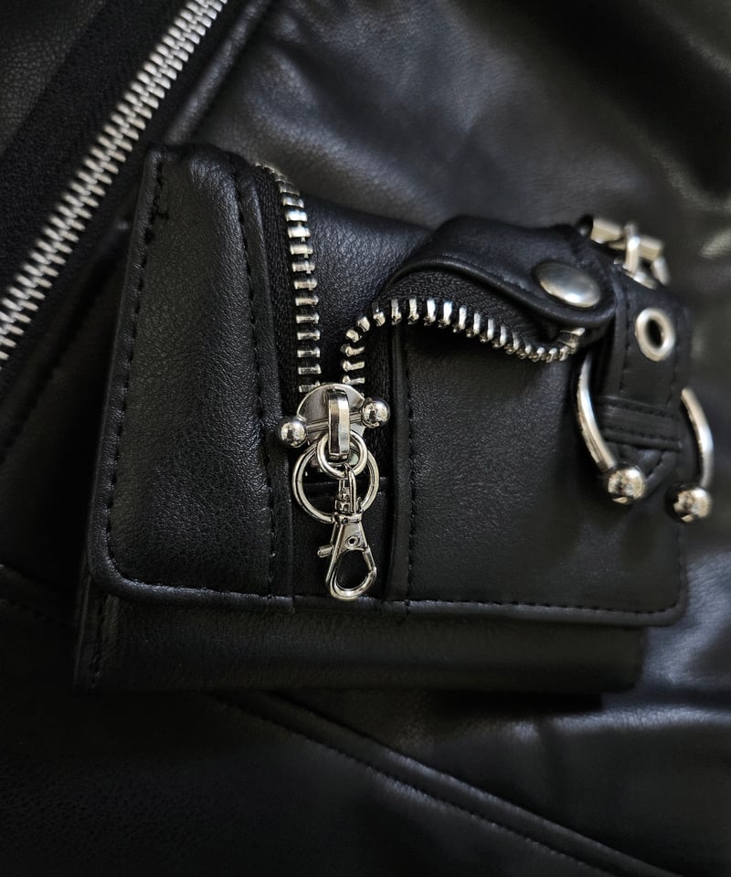 Riders Mini Wallet (black) | ARTRICK_OSAKA