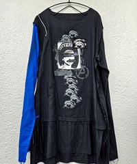 【Magdala】Gauze-Shirt(blue)