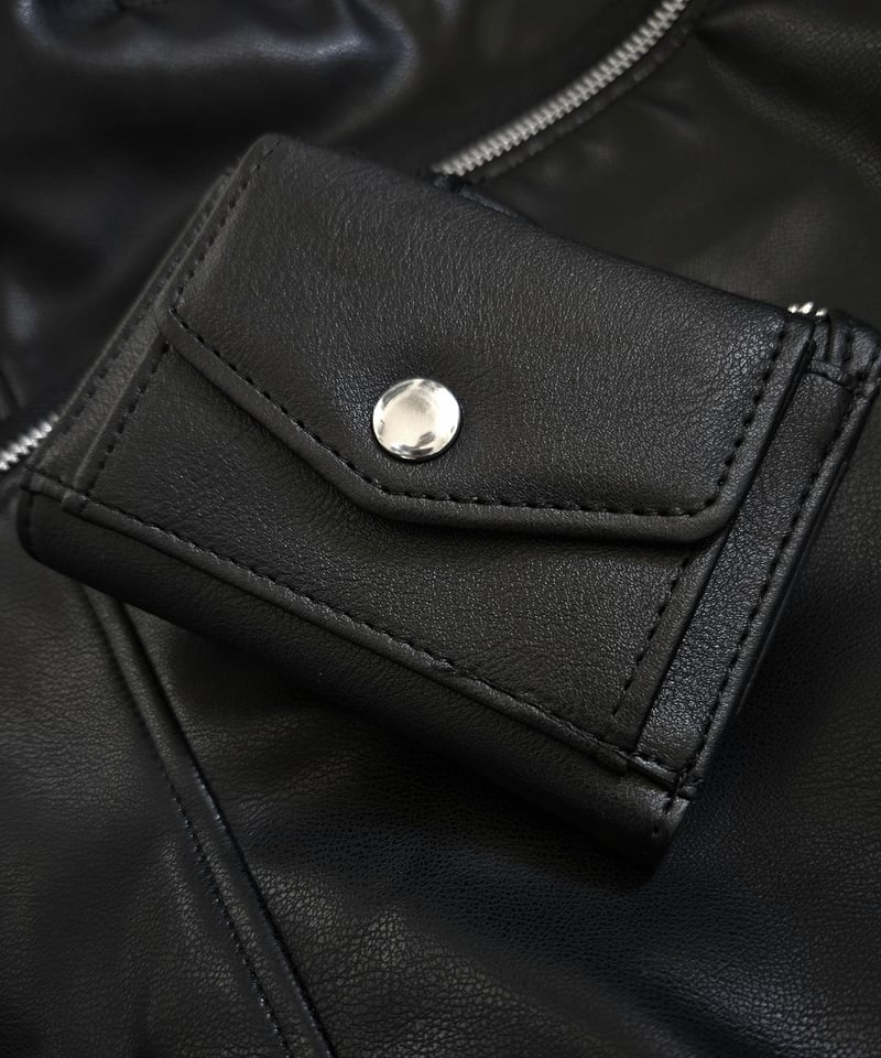 Riders Mini Wallet (black) | ARTRICK_OSAKA
