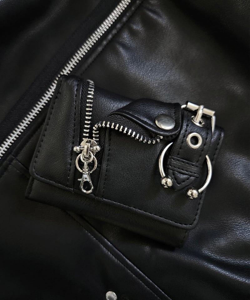 Riders Mini Wallet (black) | ARTRICK_OSAKA