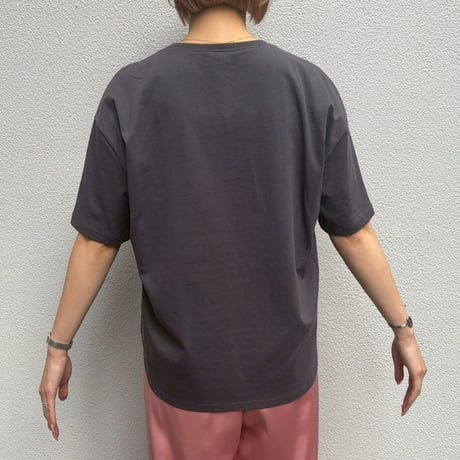 ロゴチュール重ねTシャツ(グレー)