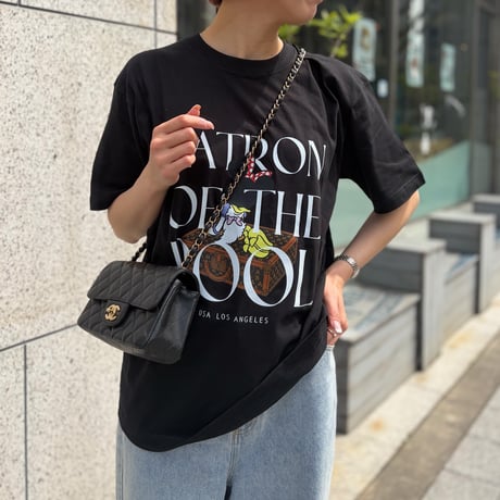 PATRON ユニセックスtシャツ(ブラック)