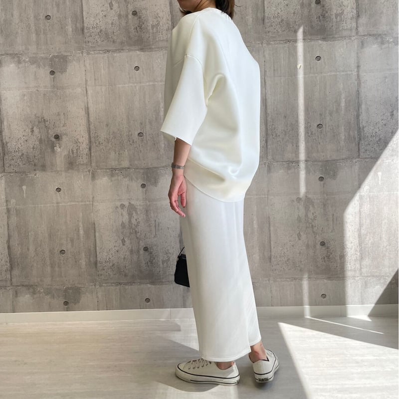 ボンディングアイラインスカート(ホワイト) | myinemy's STORE