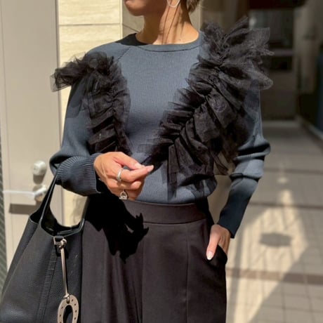 MYINE マイン　ボリュームヘム　ボンディング　コート MYINE マイン ボリュームヘム ボンディング コート