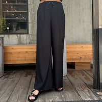 リラクシーワイドパンツ(ブラック)