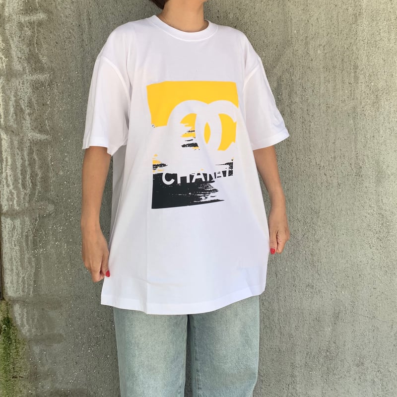 ユニセックスパロディc Tシャツ(ホワイト×イエロー) | myinemy