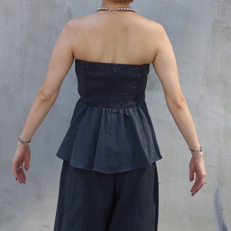 アシメタックビスチェ(グレー) | myinemy's STORE