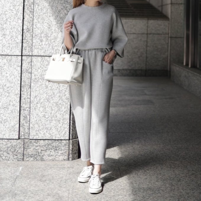 ■A(LeFRUDE)E アレフレード 15AWセットアップ　グレー　パイピング 11ssjk02-1.jpg