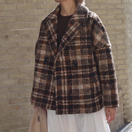 MYINE マイン　カーリーボアスタンドファーコート　ベージュ MYINE マイン カーリーボアスタンドファーコート ベージュ MYINE