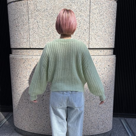 フワフワダブルフェイスニット(ピンク)