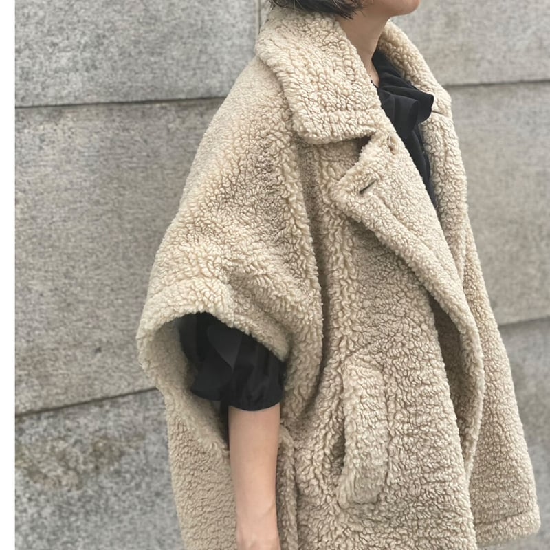 【新品未使用タグ付き】MYINE ボアポンチョコート MYINE ボアポンチョコート ボアポンチョコート | myinemy's STORE