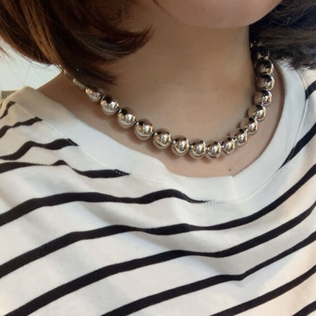12MMボールチェーンマグネットネックレス