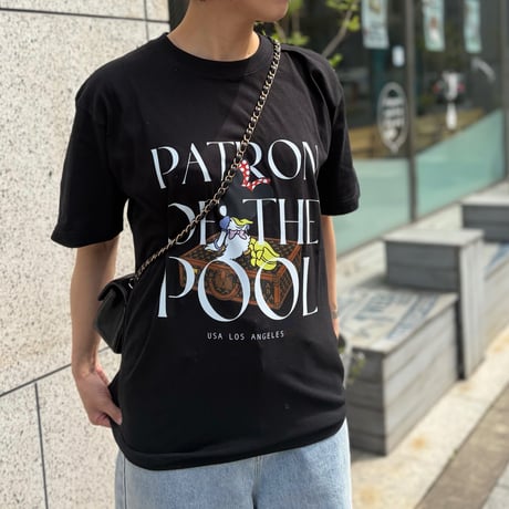 PATRON ユニセックスtシャツ(ブラック)