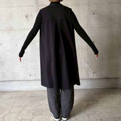 ライトロングジレ(ブラック)