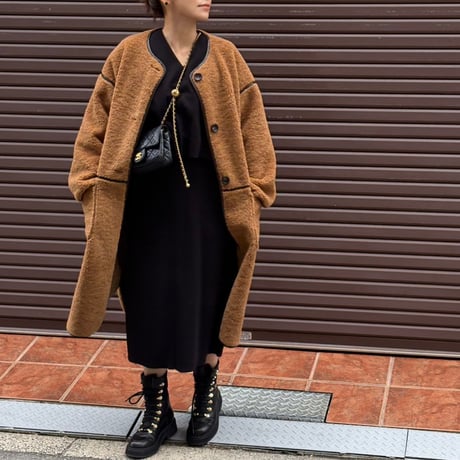 MYINE マイン　ボリュームヘム　ボンディング　コート myinemy's STORE