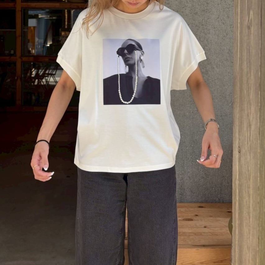 め*る様 【定価¥14.000】新品♦︎RADIATEフォトプリントパールTシャ め*る様 【定価¥14.000】新品♦︎RADIATEフォトプリントパールT