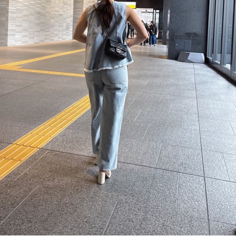 ドロストワイドデニムパンツ(2サイズ展開)