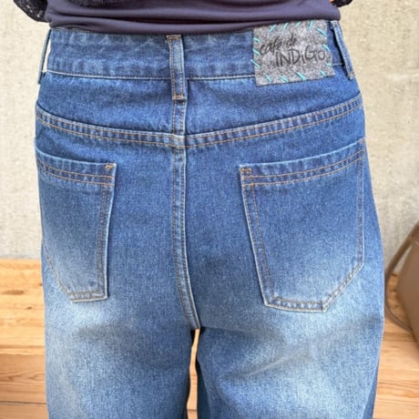 デザインワイドデニム