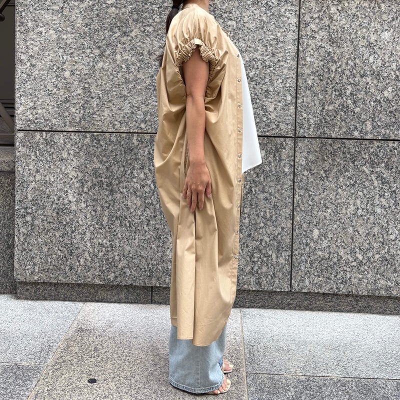2wayボリュームスリーブワンピース(ベージュ) | myinemy's STORE