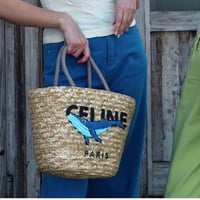 Whaleサーモンピンク カゴバッグ(🐳Sサイズ)