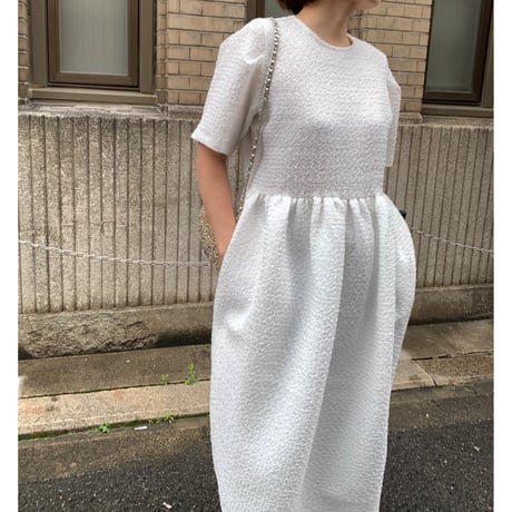 コクーンワンピース (ホワイト)