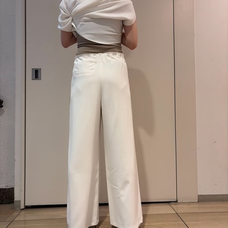 ワイドパンツ(ホワイト)