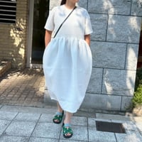 コクーンワンピース (ホワイト)