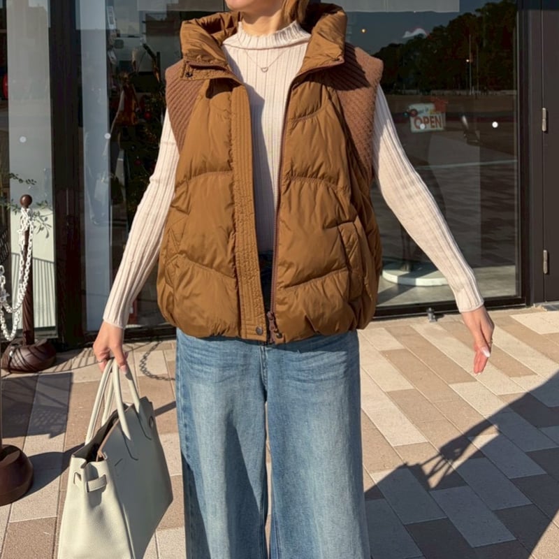 ドッキングダウンベスト(キャメル) | myinemy's STORE