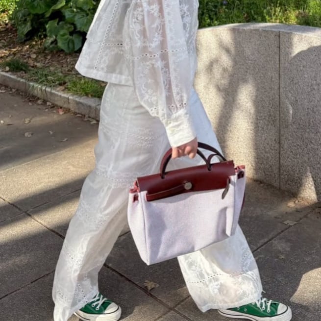 スリム ホワイト ストレートパンツ レース ニッセン パンツ ストレート トールサイズ レディース 高身長