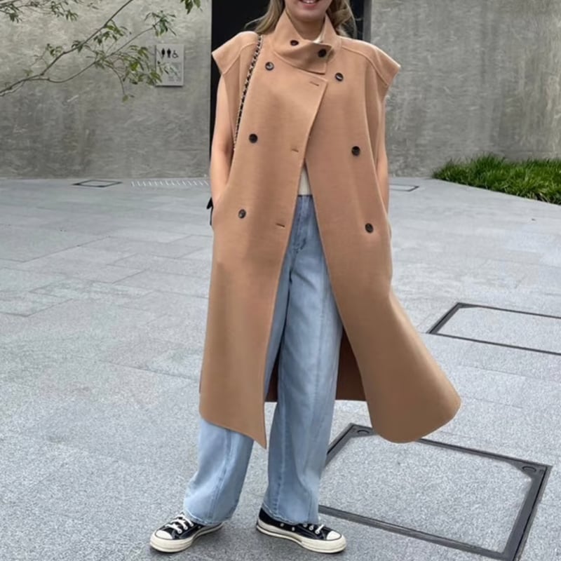 ロングジレコート(キャメル) | myinemy's STORE