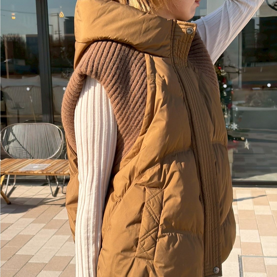 キャメルクス 新品 ダウンベスト サイズ42 定価128,700円 ドッキングダウンベスト(キャメル) | myinemy's STORE