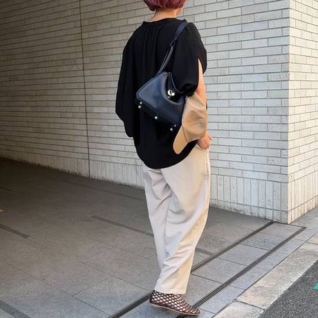 スキッパードルマンシャツ(ブラック)