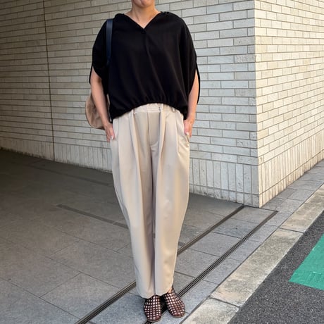 スキッパードルマンシャツ(ブラック)