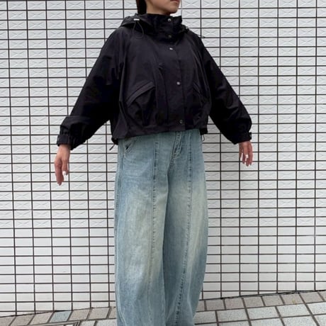 2wayショートトレンチ(ブラック)
