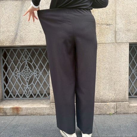 ストレートワイドパンツ(ブラック・セットアップ対応)