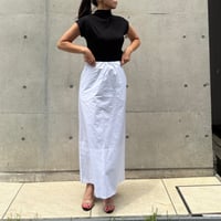 ロングラインスカート(ホワイト)
