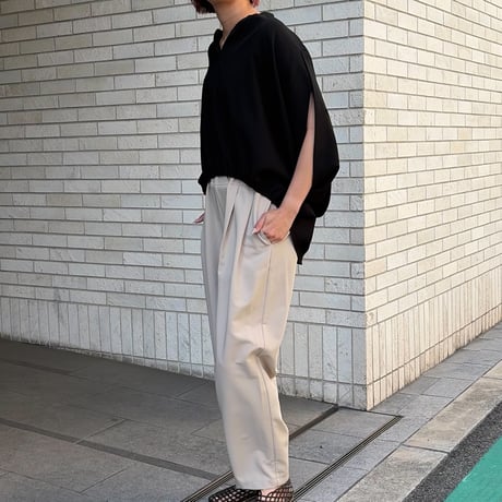 スキッパードルマンシャツ(ブラック)