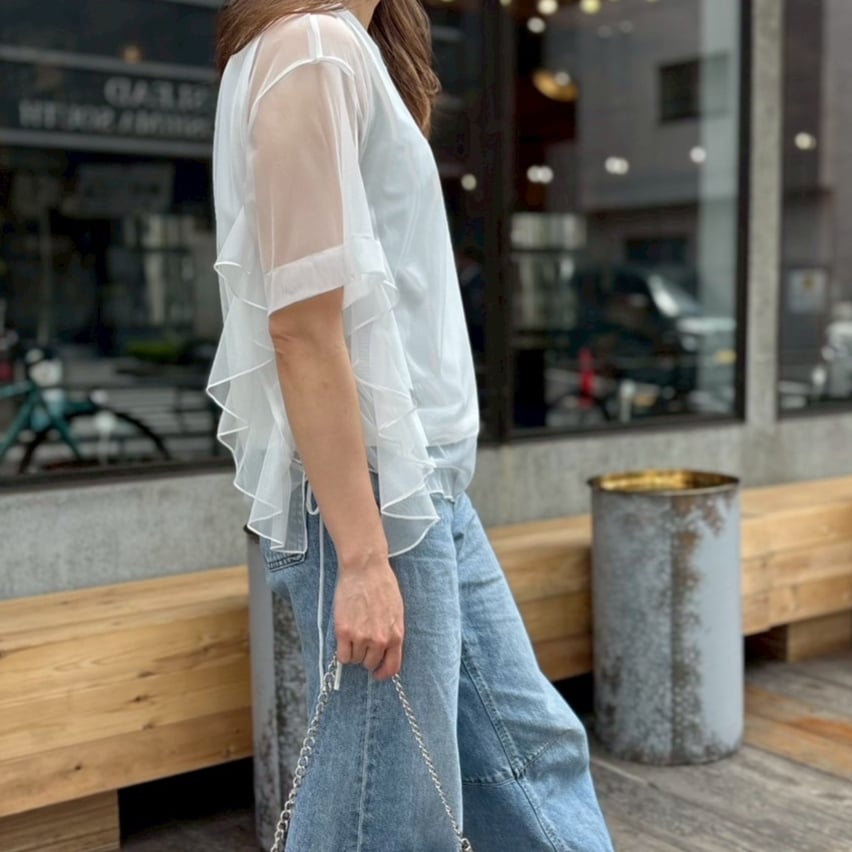 andmary シャーリングトップス 新品未使用】ANDMARY May shirring tops Black アンドマリー