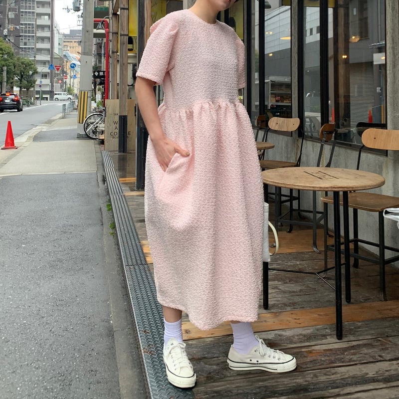 新品タグ付き ADORE リネン　コクーンワンピース　ピンク コクーンワンピース(ピンク) | myinemy's STORE