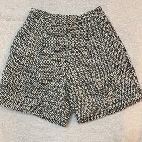 ツイードタックショートパンツ(グレー)