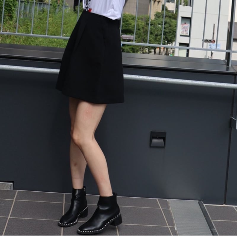 キュロットライクショートパンツ(ブラック) | myinemy's STORE