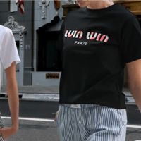 パロディmUシャツ(2size ブラック)