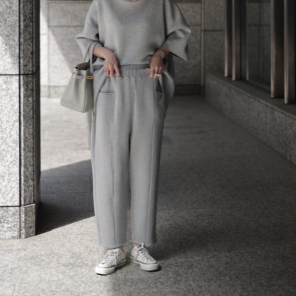 ella selectshop ボンディングジレ グレー ボンディングセットアップ(グレー) | myinemy's STORE