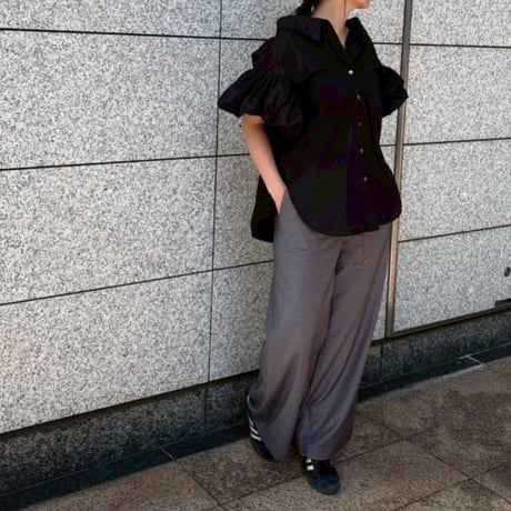 クラッシィーデザインシャツ(ブラック)