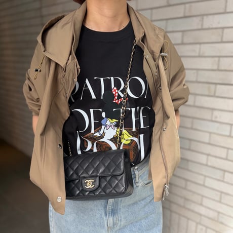 PATRON ユニセックスtシャツ(ブラック)